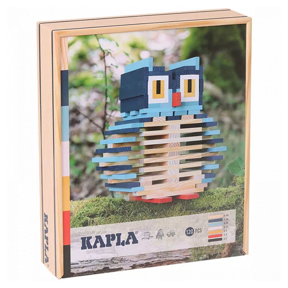 Kapla octocolor 100 planchettes colorées - KAPLA
