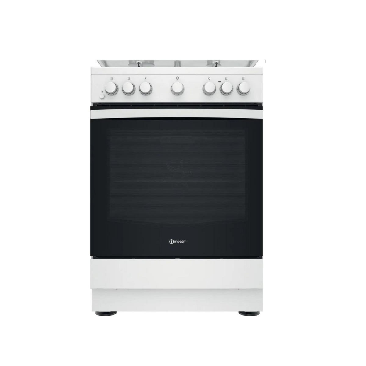 Indesit Cuisinière mixte 69l 4 feux blanc - IS67M5PCW/FR/1