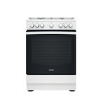 Indesit Cuisinière mixte 69l 4 feux blanc - IS67M5PCW/FR/1