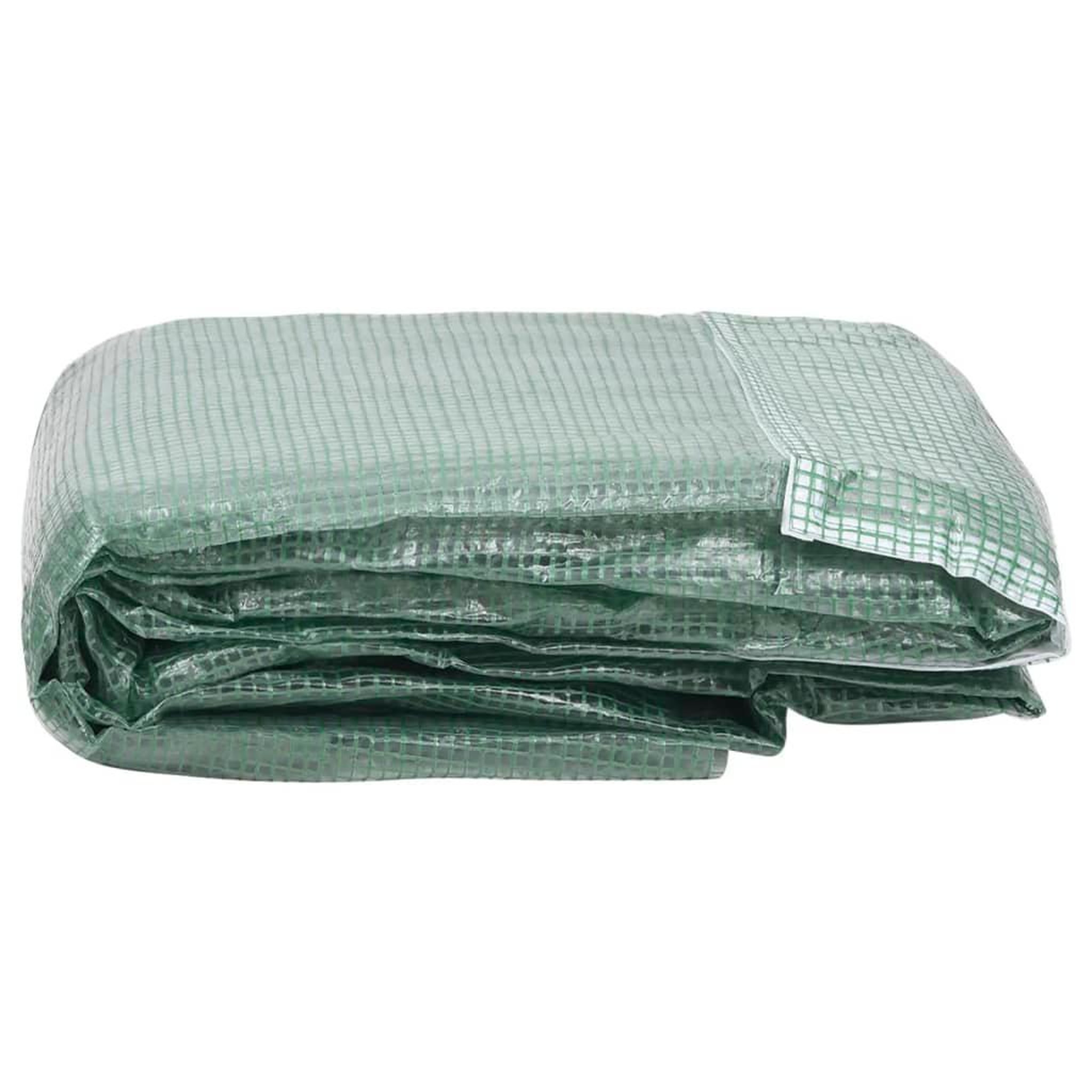 Voir la diapositive 3 : VIDAXL Couverture de remplacement de serre (13,5m^2) 300x450x200cm Vert