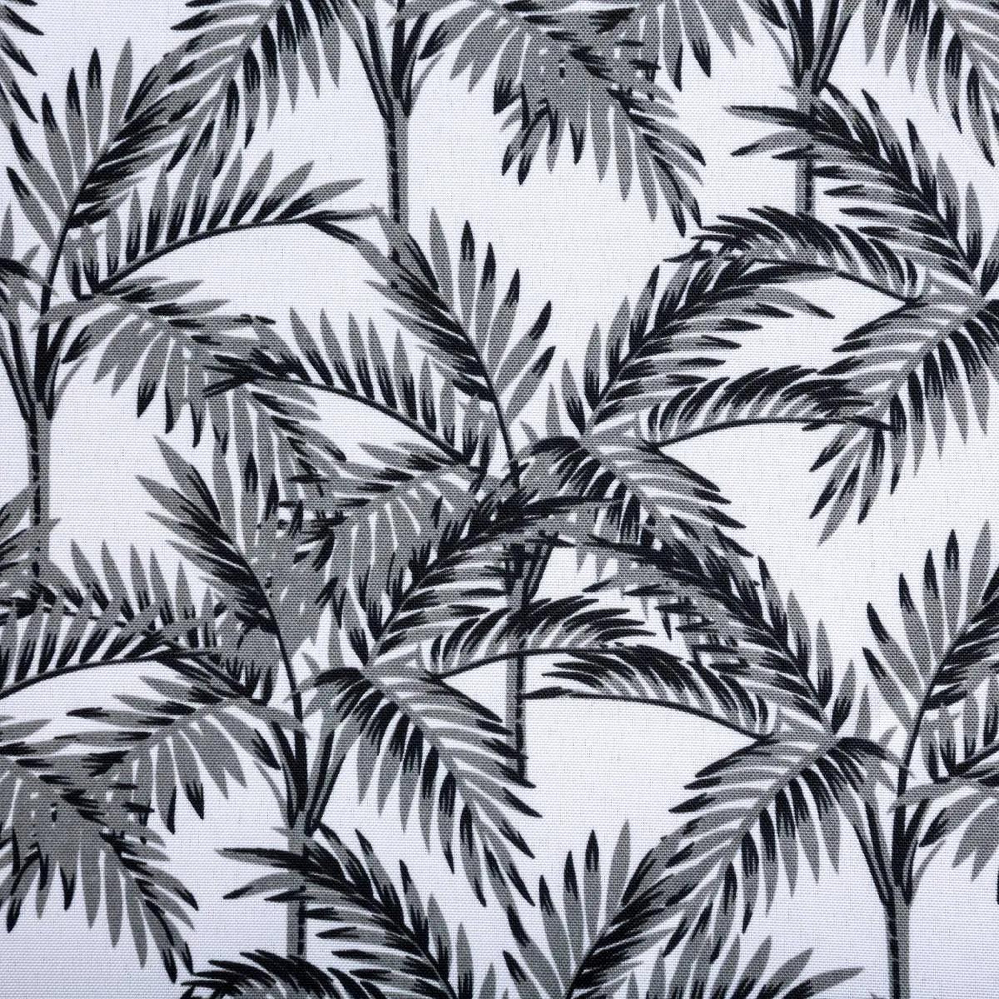 Voir la diapositive 2 : ATMOSPHERA Nappe antitache imprimée  palmier  180cm gris