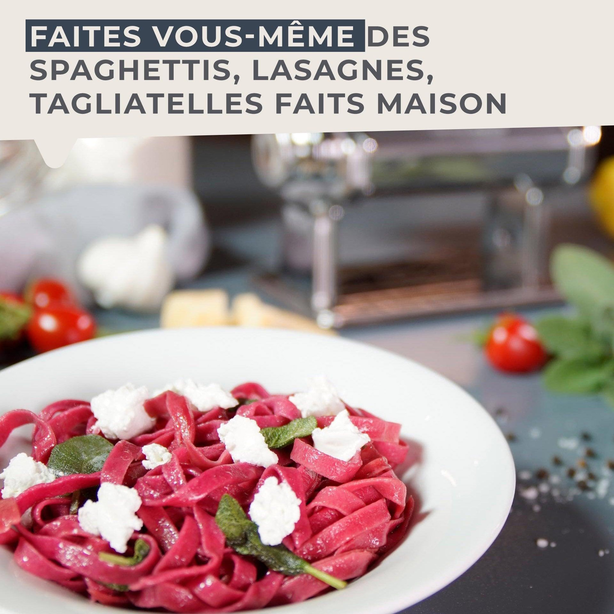 Voir la diapositive 2 : Fackelmann Machine à pâtes manuelle fackelmann easy prepare