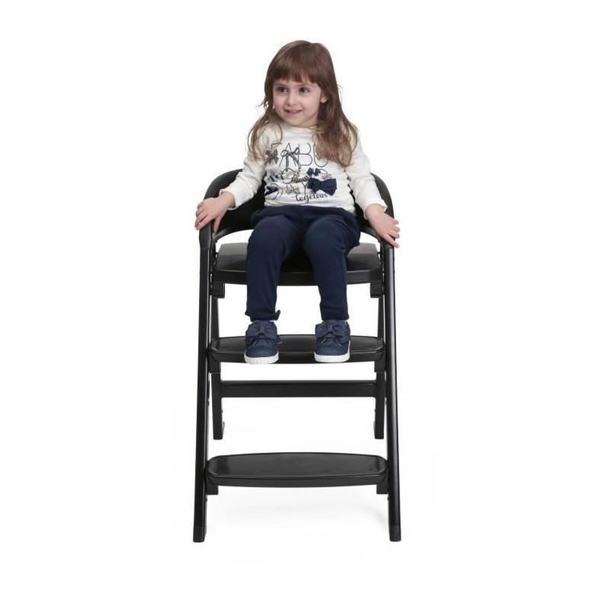 Voir la diapositive 4 : CHICCO Chaise haute évolutive CHICCO Crescendo Lite - Cairo coal - Noir - 8,25 Kg - Jusqu'a 99 ans