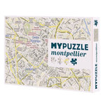 Helvetiq Puzzle 1000 pièces – Montpellier – Illustration urbaine moderne – Ville de France – Adulte – Helvetiq