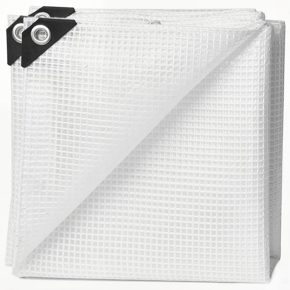 OUTSUNNY Bâche de protection blanche intérieur/extérieur 6x4m 140g/m²