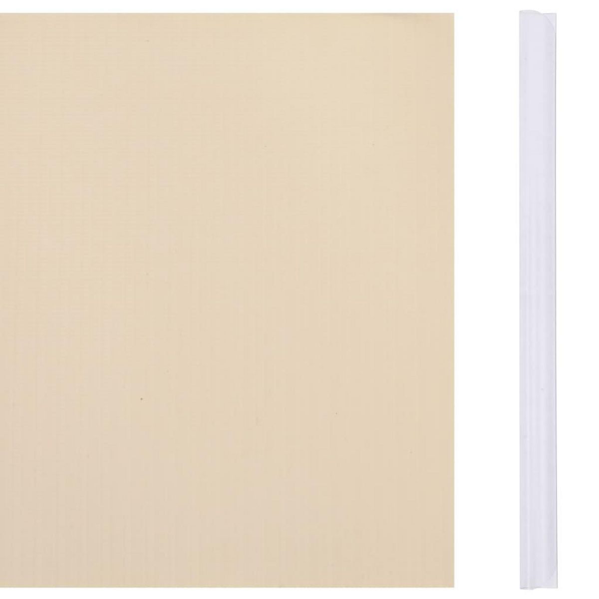 VIDAXL Ecran d'intimite de jardin PVC 35x0,19 m Creme