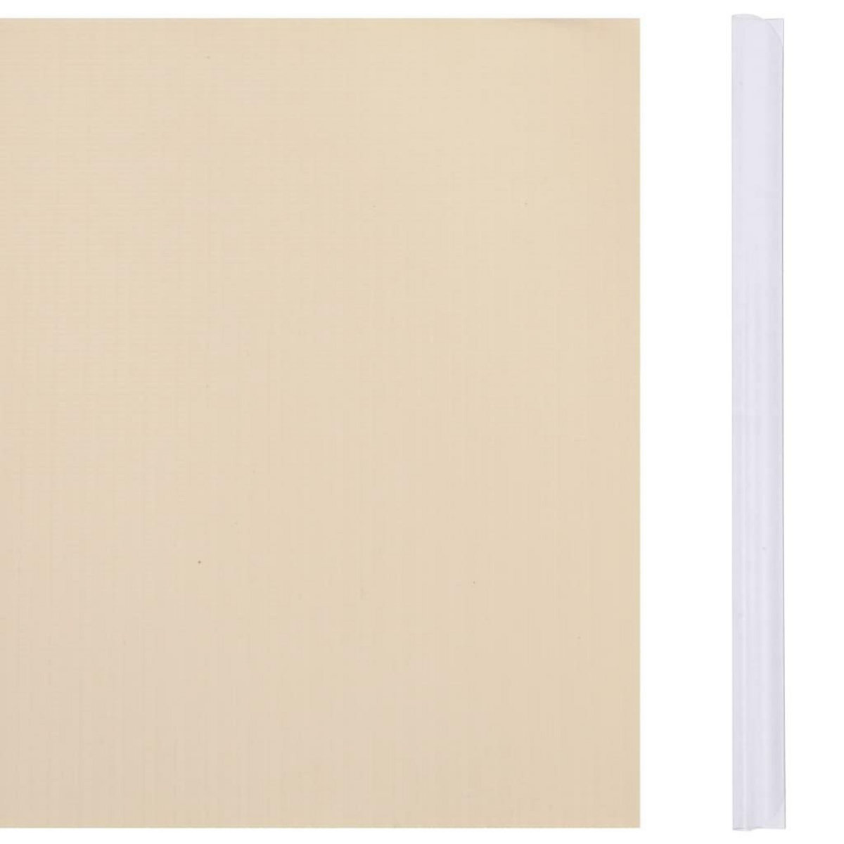 VIDAXL Ecran d'intimite de jardin PVC 35x0,19 m Creme