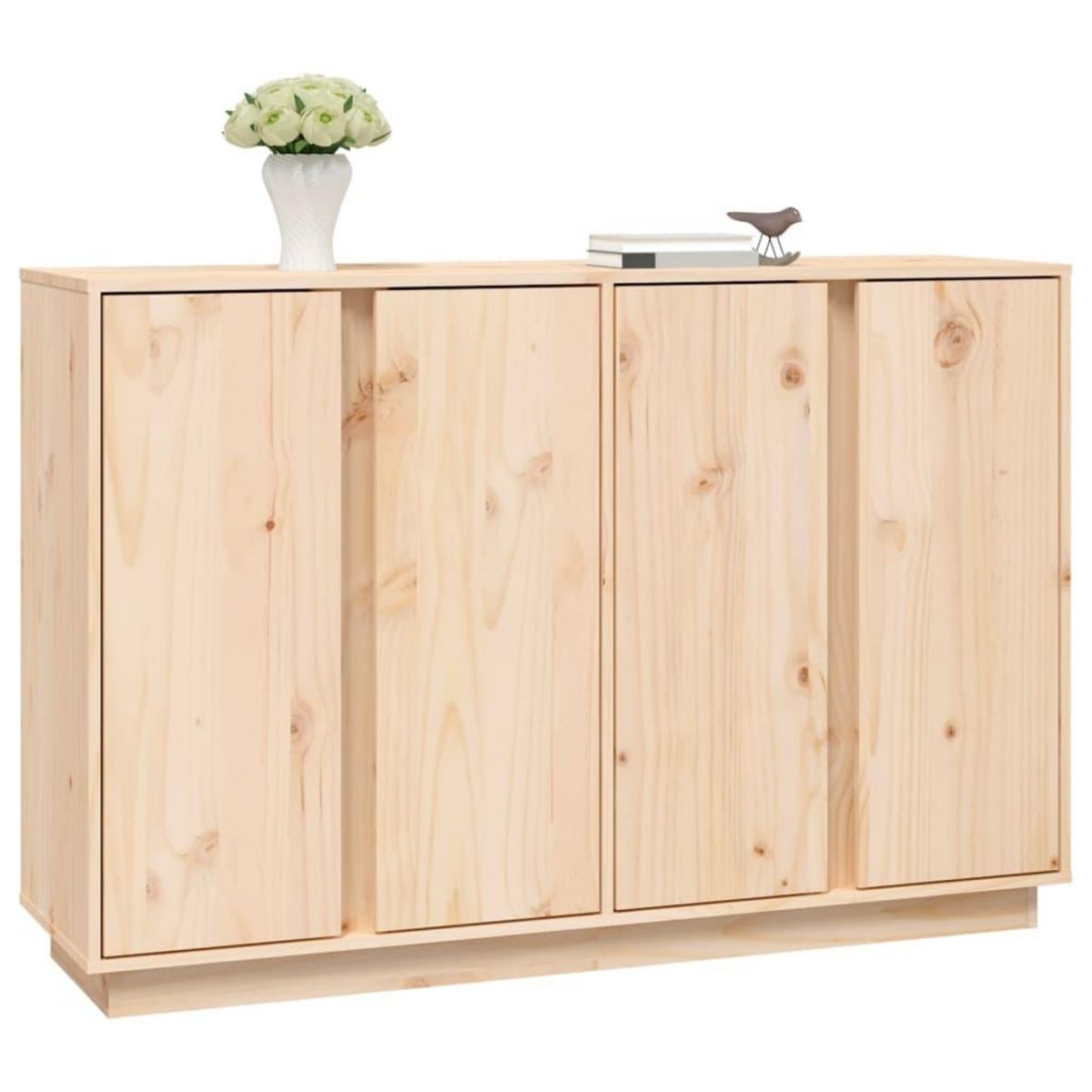 VIDAXL Buffet 120x35x80 cm Bois massif de pin