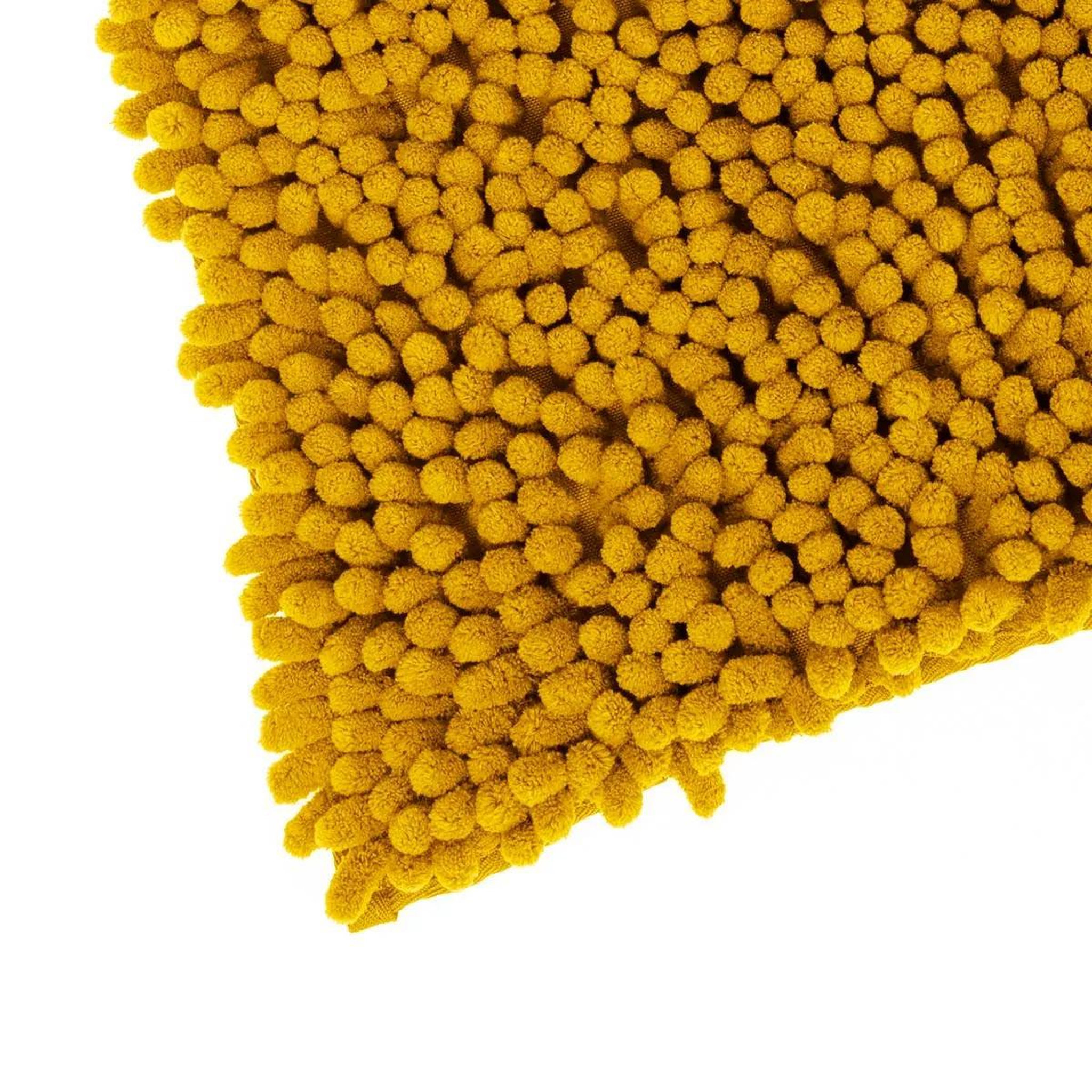 Voir la diapositive 2 : FIVE Tapis de salle de bain maxi  chenille  50x80cm jaune