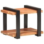 VIDAXL Table de chevet 50x40x40 cm Bois d'acacia massif