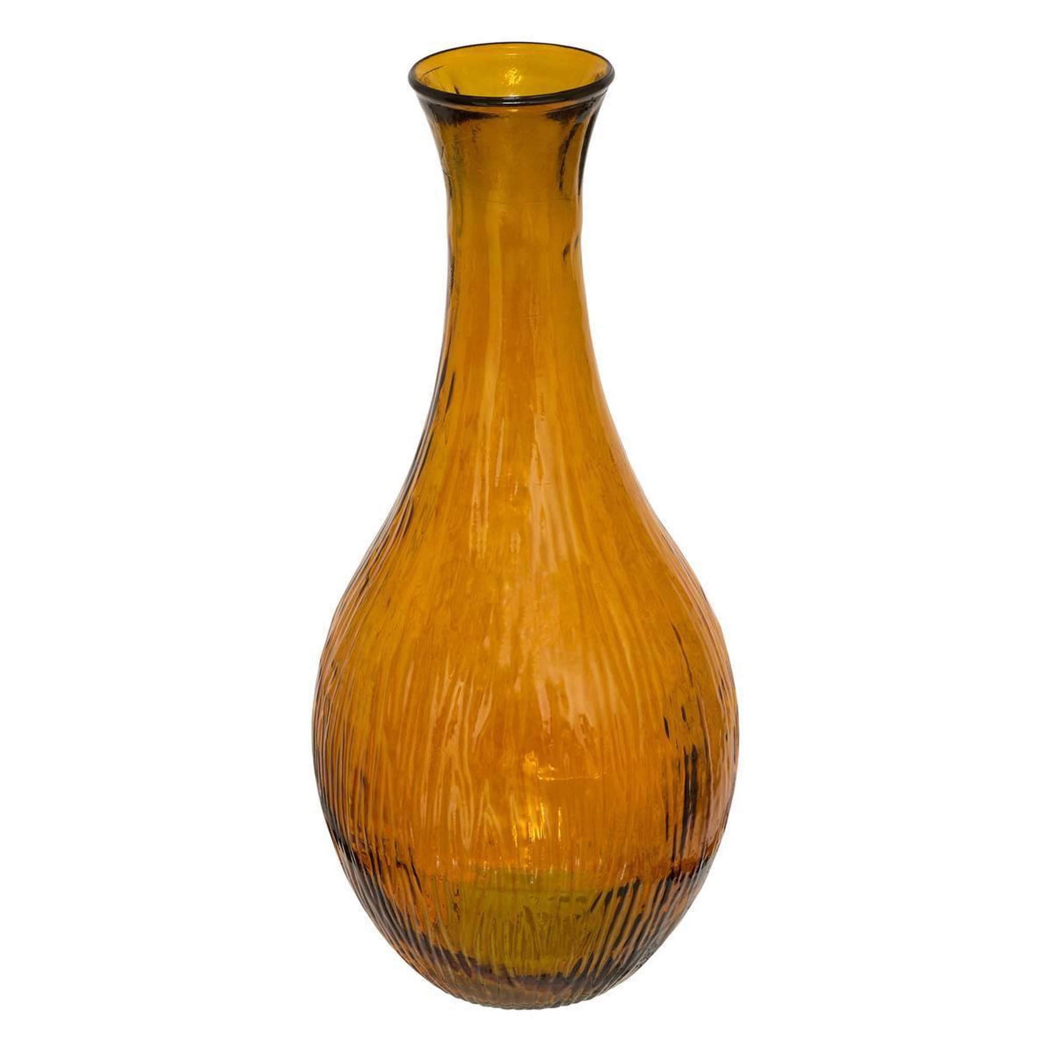 ATMOSPHERA Vase en Verre Recyclé  Caria  75cm Jaune