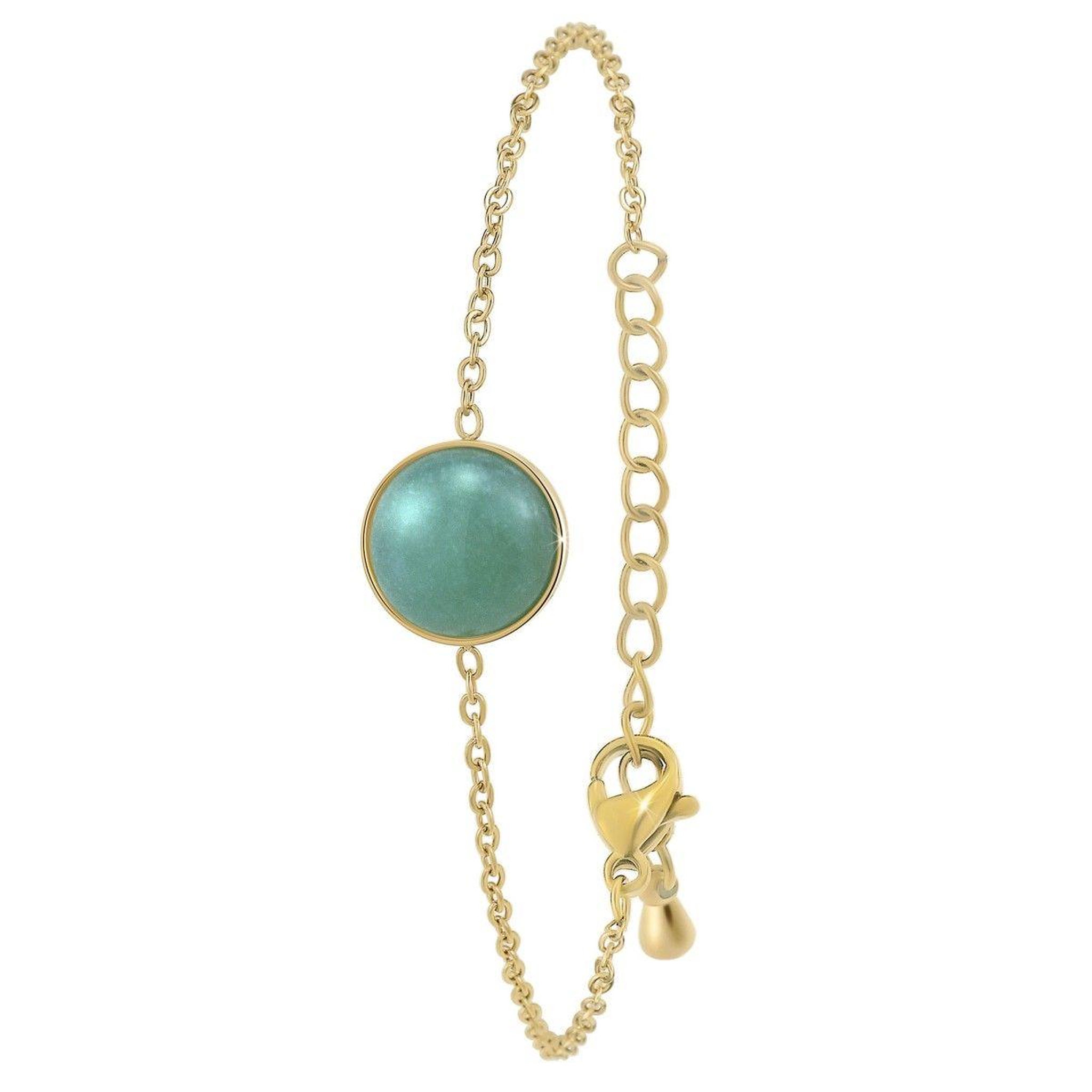 SC BOHEME Bracelet SC Bohème décoré d'une aventurine verte