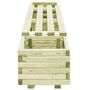 Voir la diapositive 3 : VIDAXL Banc de jardin a jardinieres Bois de pin impregne