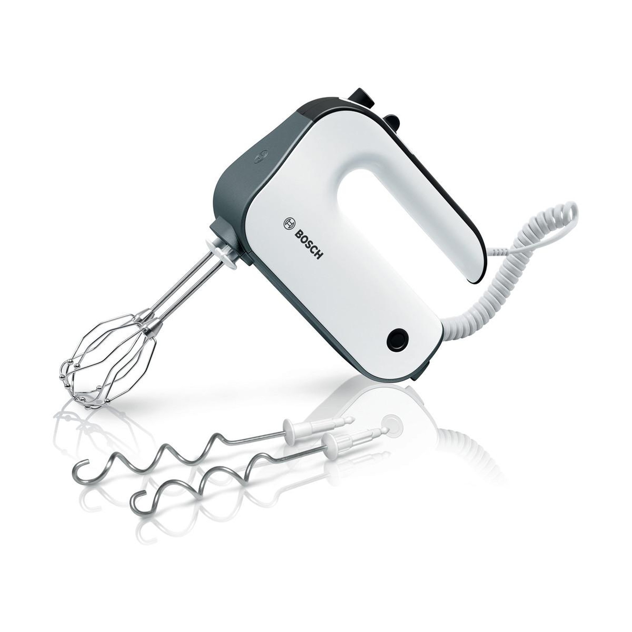 Voir la diapositive 2 : BOSCH Batteur électrique 850w blanc - mfq49300