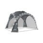 Inkazen Tente dôme gris anthracite 3,5m avec LED