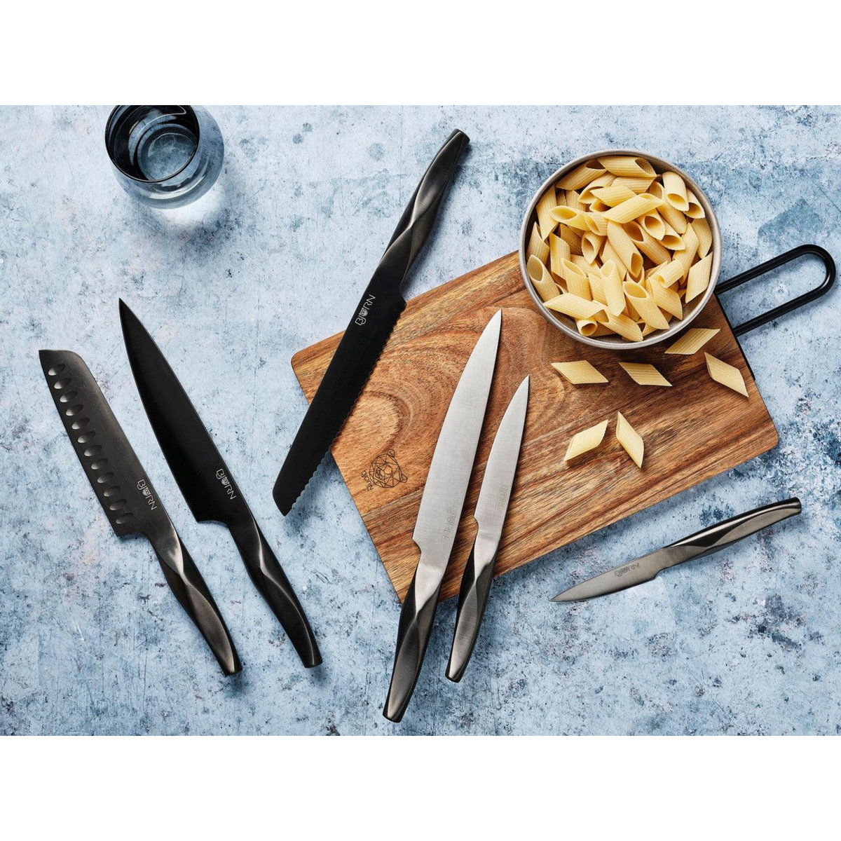 BJORN Bloc couteaux de cuisine LARUS SKAGEN - 7 pièces