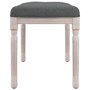 Voir la diapositive 4 : VIDAXL Banc Gris fonce 80x40x49 cm Tissu