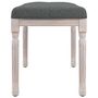 Voir la diapositive 4 : VIDAXL Banc Gris fonce 80x40x49 cm Tissu