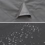 Voir la diapositive 4 : SWEEEK Housse de protection 112x112cm gris foncé - Bâche carrée en polyester enduit PA pour tables de jardin Firenze 4. Vasto 8. Vabo 8 et Cubo 8