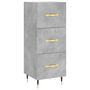 Voir la diapositive 2 : VIDAXL Buffet Gris beton 34,5x34x90 cm Bois d'ingenierie