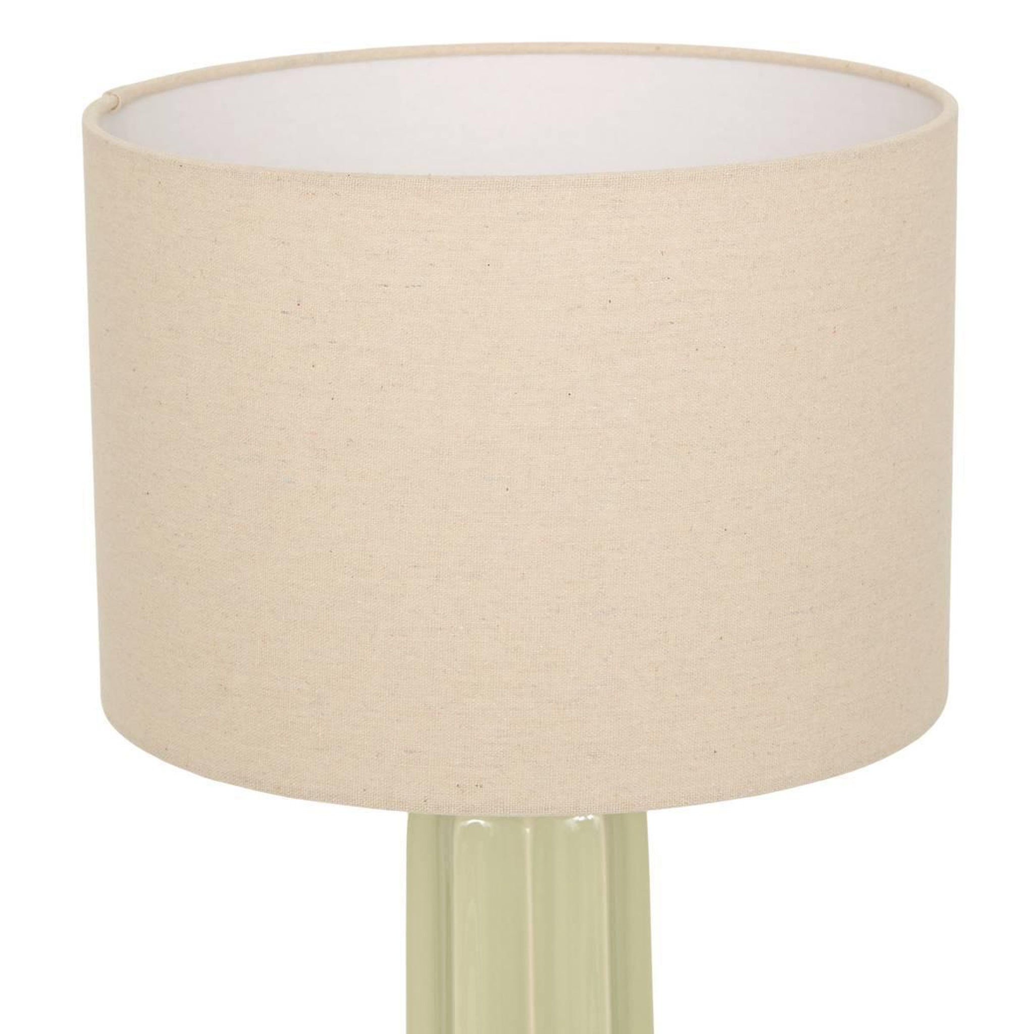 Voir la diapositive 2 : ATMOSPHERA Lampe à Poser Fleur  Vinny  55cm Vert