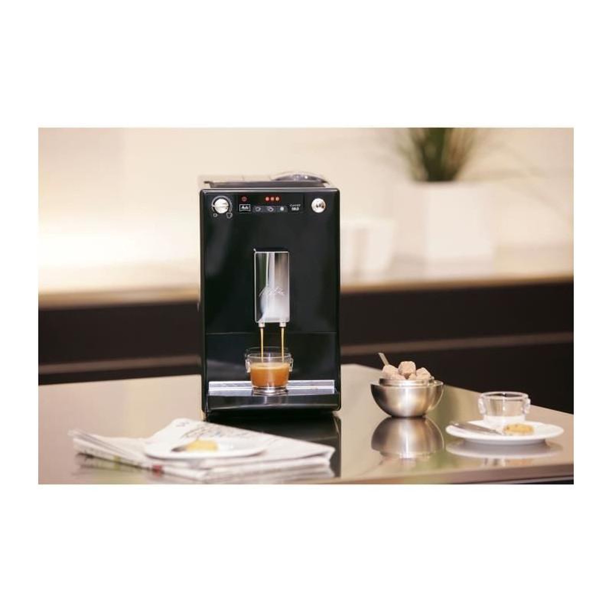 Voir la diapositive 5 : Melitta MELITTA E950-101 Machine expresso automatique avec broyeur Caffeo Solo - Noir