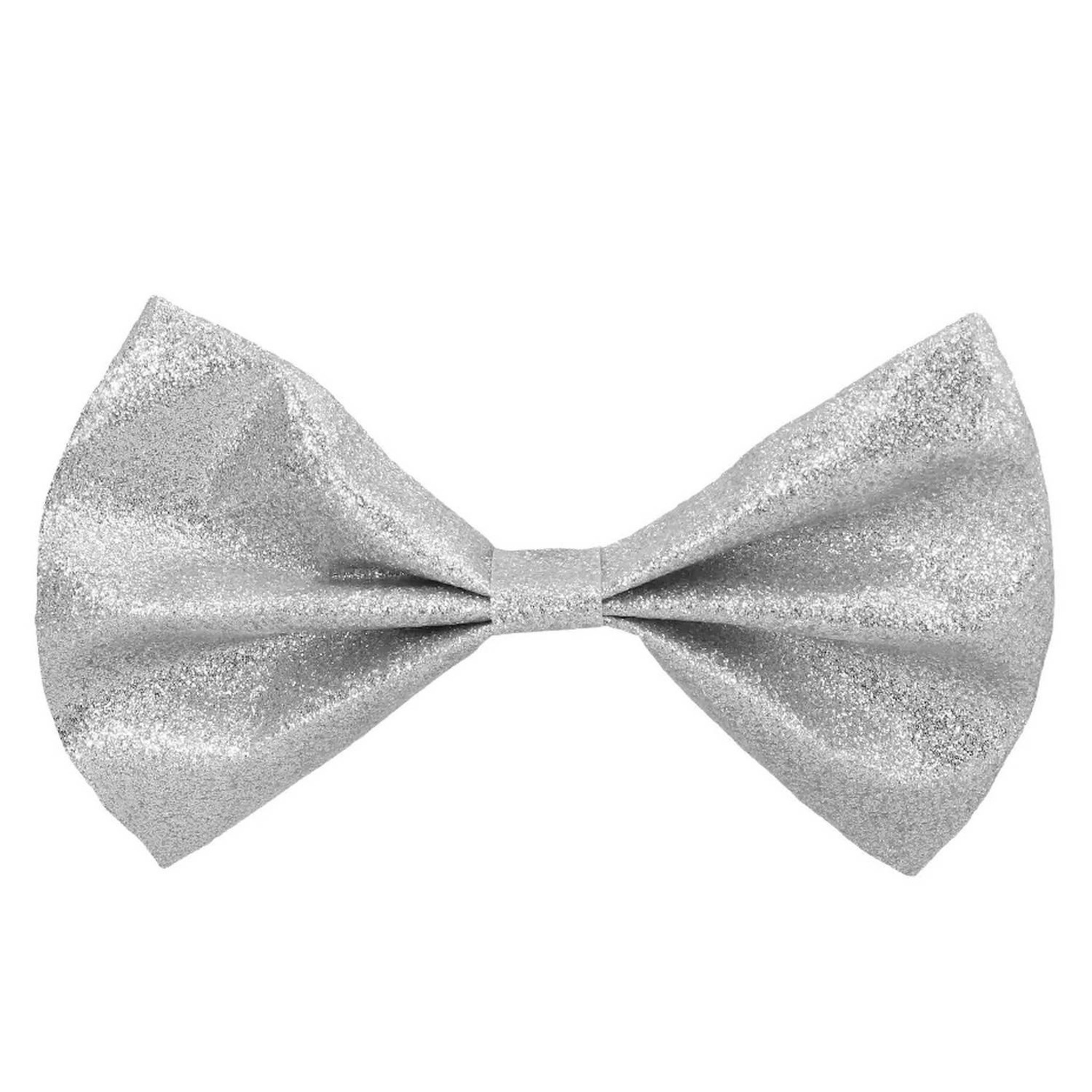 Voir la diapositive 2 : Boland Noeud Papillon Paillette Argent - Cabaret