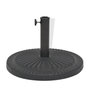 Voir la diapositive 3 : VIDAXL Socle de parasol Resine Rond Noir 29 kg