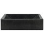 Voir la diapositive 3 : VIDAXL Lavabo 45x30x12 cm marbre noir brillant
