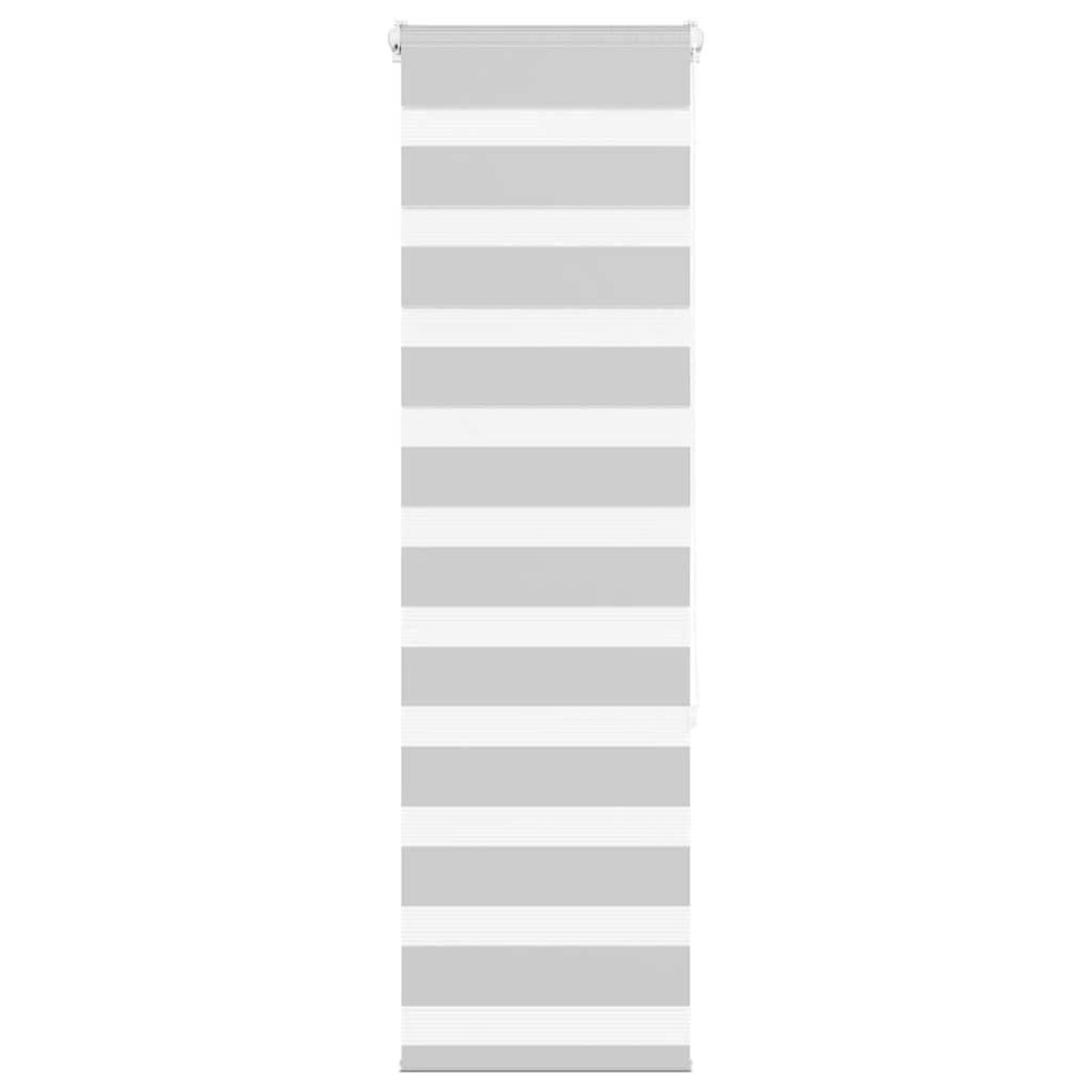 Voir la diapositive 2 : VIDAXL Store zebre gris clair largeur du tissu 35,9 cm polyester