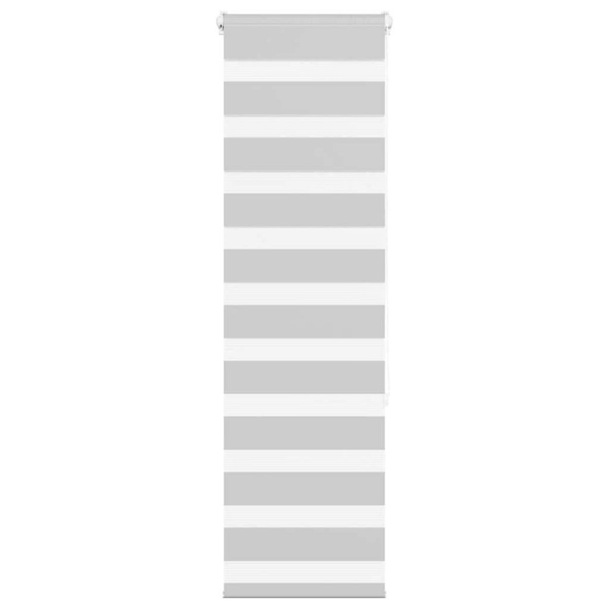 VIDAXL Store zebre gris clair largeur du tissu 35,9 cm polyester