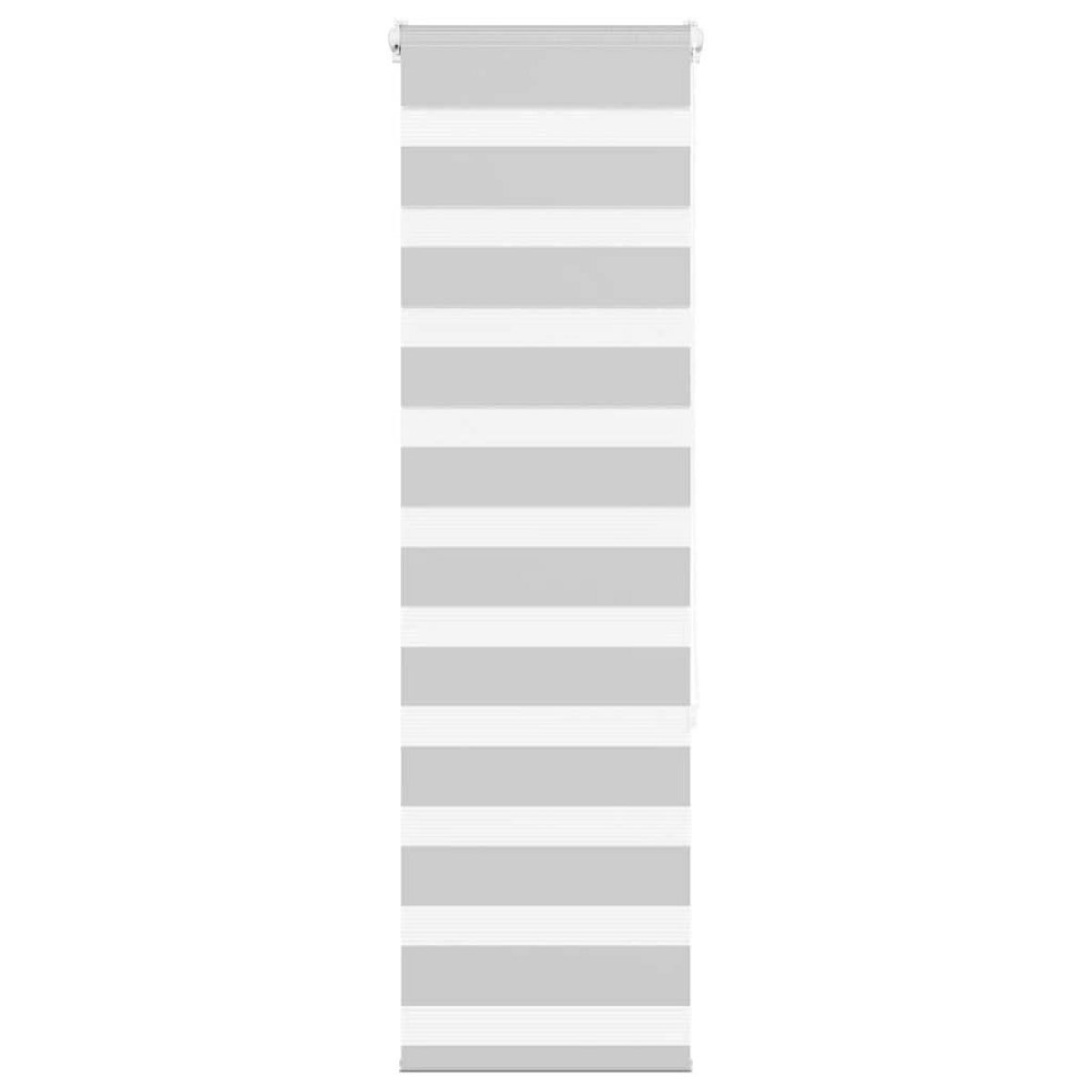 VIDAXL Store zebre gris clair largeur du tissu 35,9 cm polyester