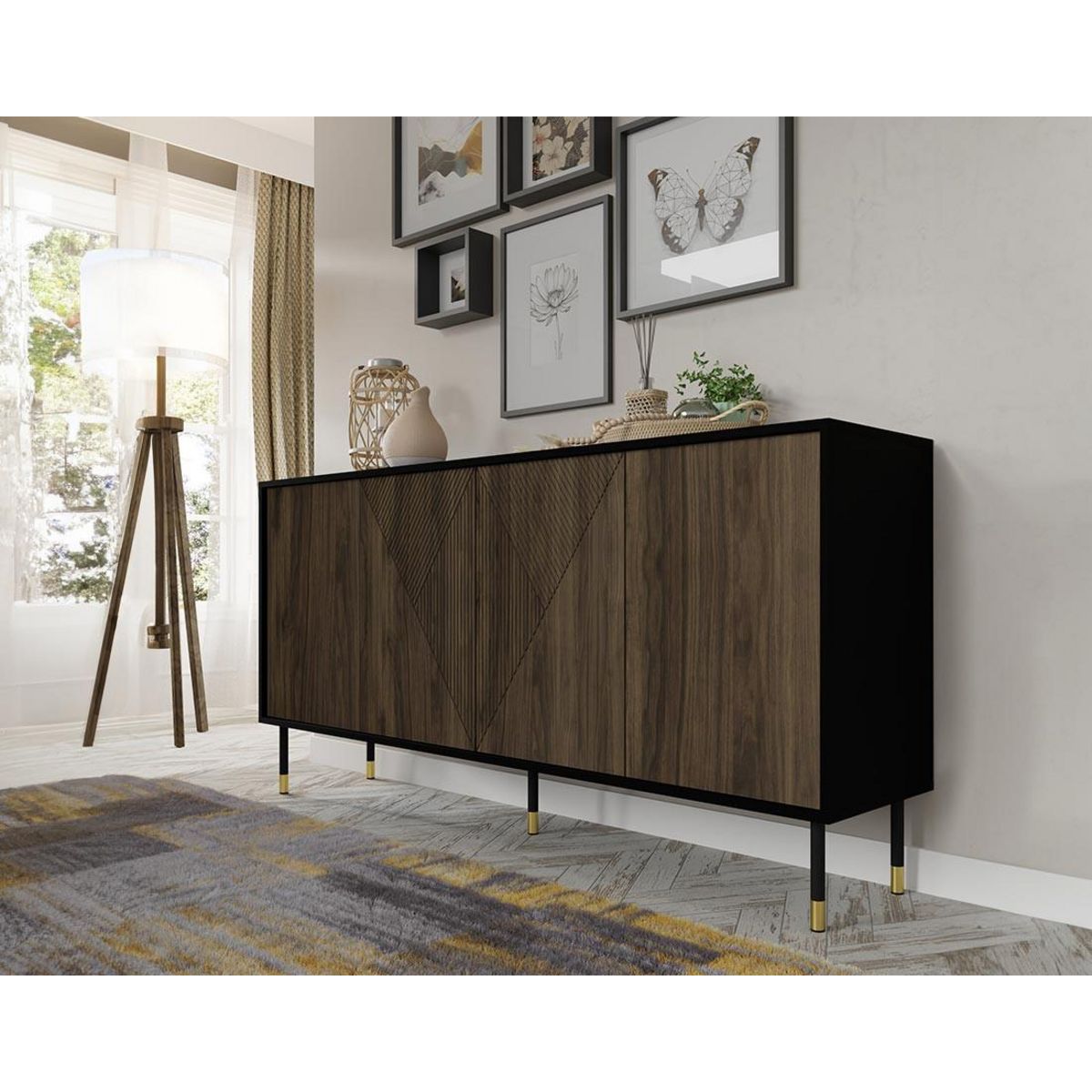 BEST MOBILIER Kirua - buffet bas - 180 cm