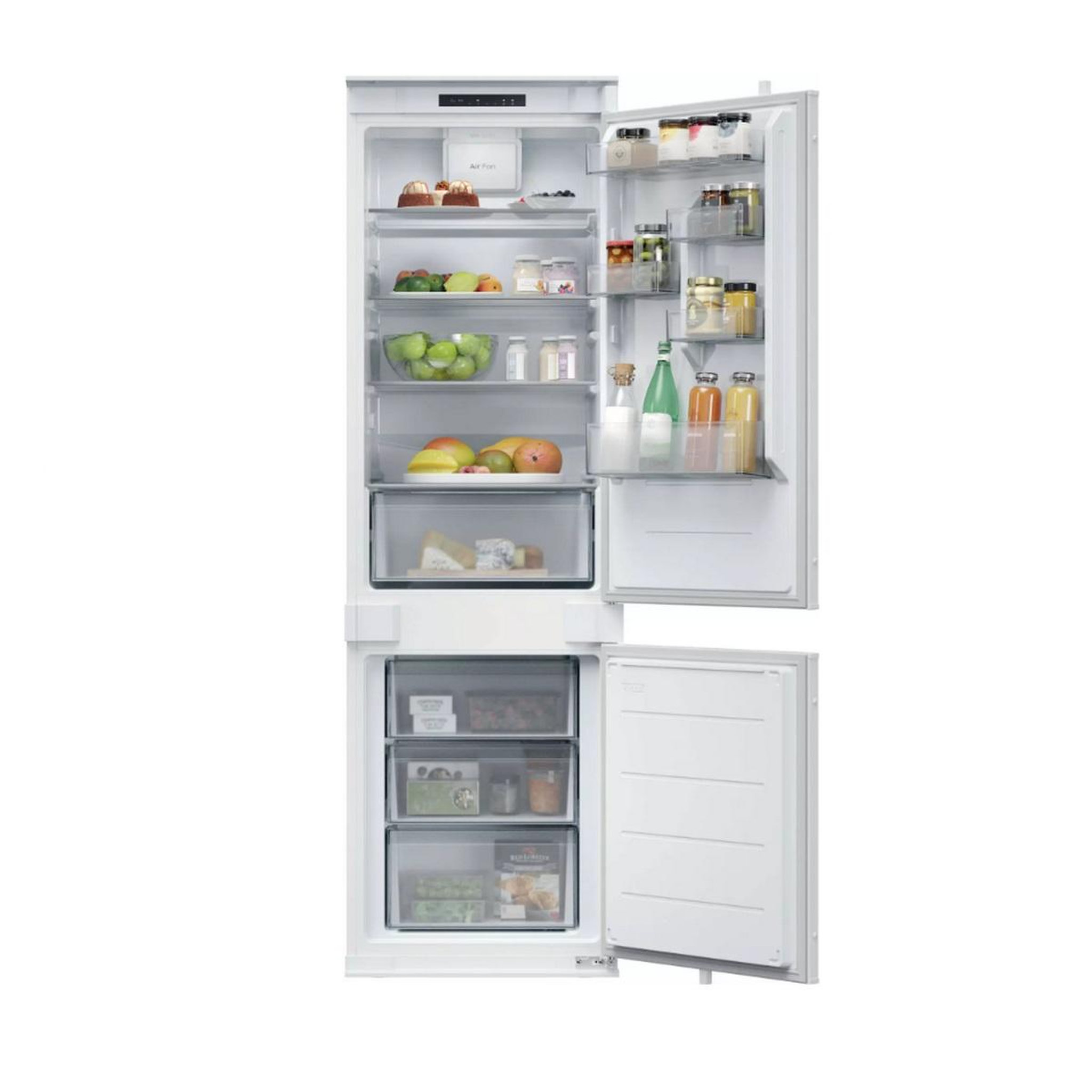 Candy Réfrigérateur combiné encastrable à glissières 268l - cnbql3518ev
