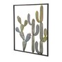 Voir la diapositive 3 : Paris Prix Déco Murale Encadrée en Métal  Cactus  50cm Multicolore