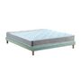 Voir la diapositive 4 : IDLITERIE Ensemble matelas mousse réversible STRATUS et sommier - confort français