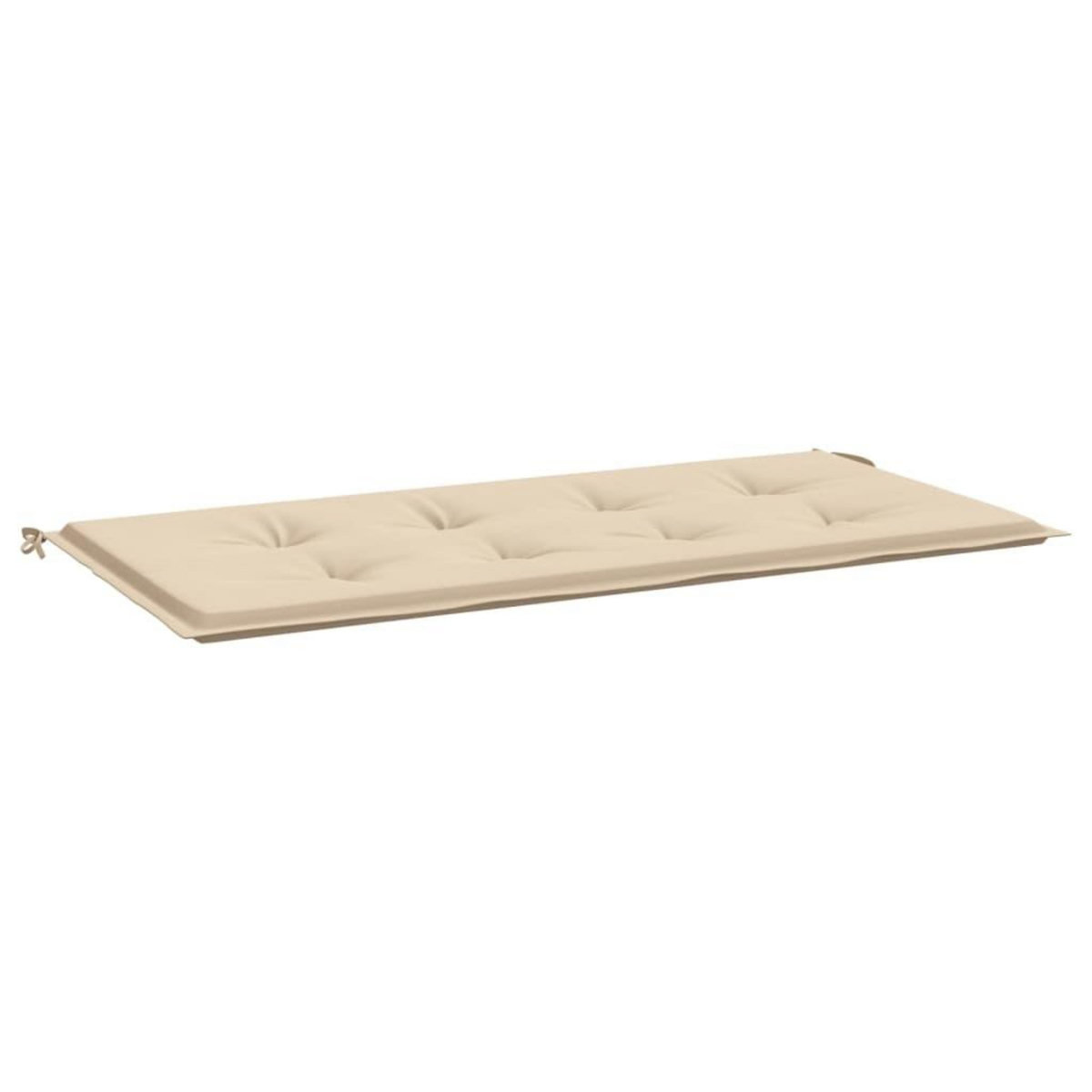 VIDAXL Coussin de banc de jardin beige 100x50x3 cm tissu oxford