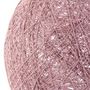 Voir la diapositive 2 : Paris Prix Lampe Suspension Ronde  Tissée  30cm Rose
