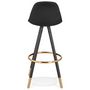 Voir la diapositive 4 : Paris Prix Tabouret de Bar Design  Ratima  97cm Noir & Or