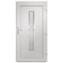 Voir la diapositive 4 : VIDAXL Porte d'entree Blanc 98x200 cm PVC