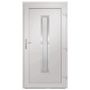 Voir la diapositive 4 : VIDAXL Porte d'entree Blanc 98x200 cm PVC
