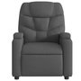 Voir la diapositive 5 : VIDAXL Fauteuil de massage inclinable Gris fonce Tissu
