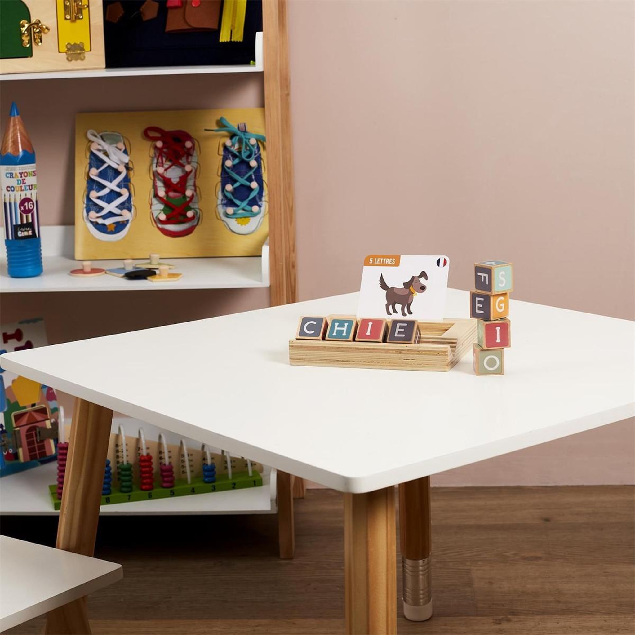 Voir la diapositive 2 : Jeux 2 momes Jeu éducatif  je comprends les mots  15cm multicolore