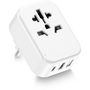 Voir la diapositive 4 : ESSENTIEL B Adaptateur de voyage Monde to Europe 15W
