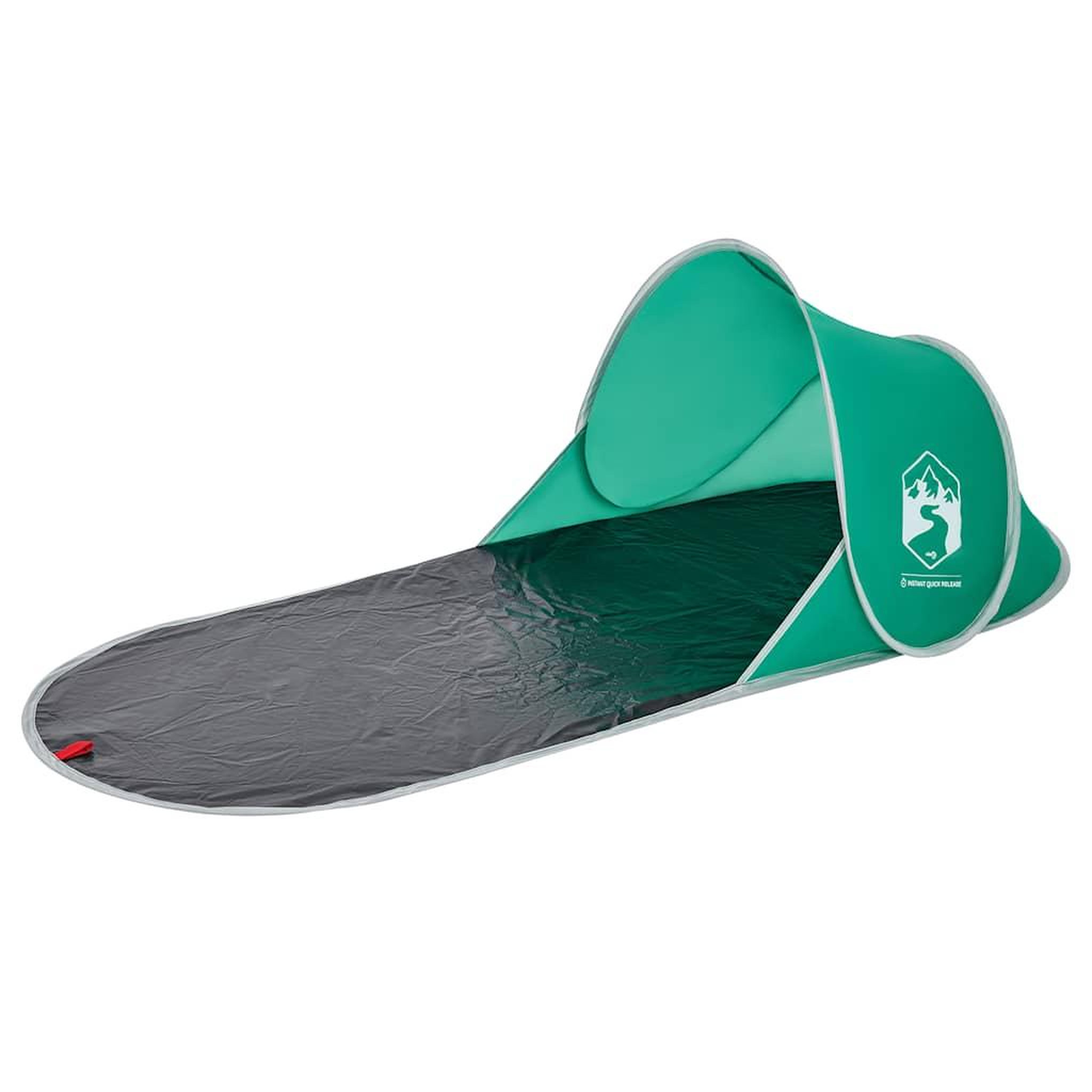 Voir la diapositive 4 : VIDAXL Tente de plage vert d'eau escamotable impermeable