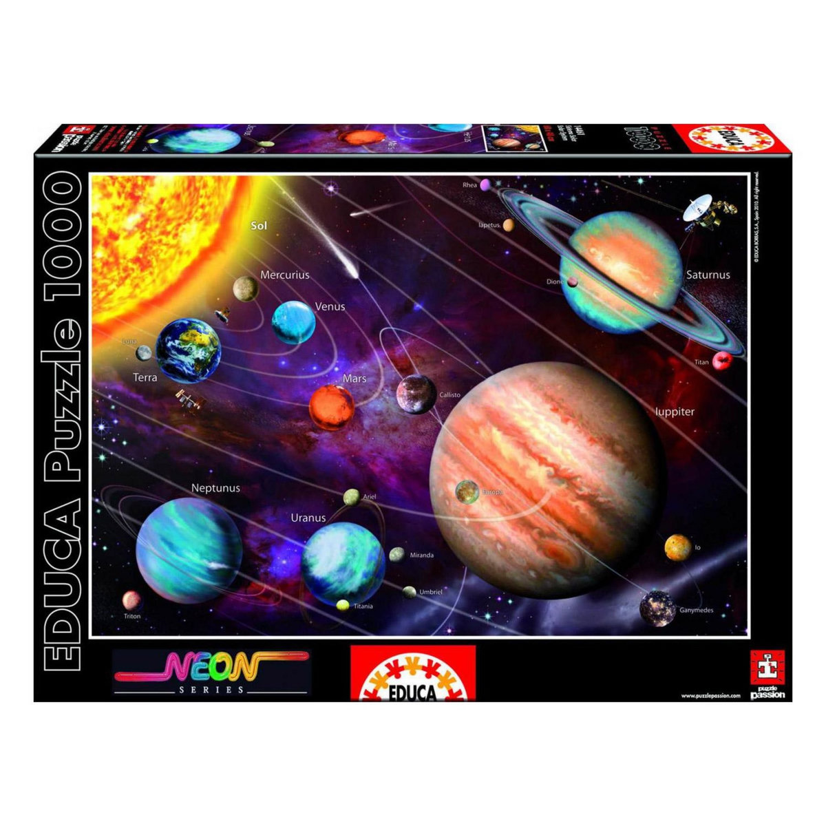 EDUCA EDUCA - Puzzle Systeme Solaire 1000 pcs