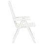 Voir la diapositive 4 : VIDAXL Chaises inclinables de jardin lot de 2 Plastique Blanc