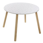 Atmosphera Kids Table enfant Douceur. Coloris disponibles : Blanc, Bicolore