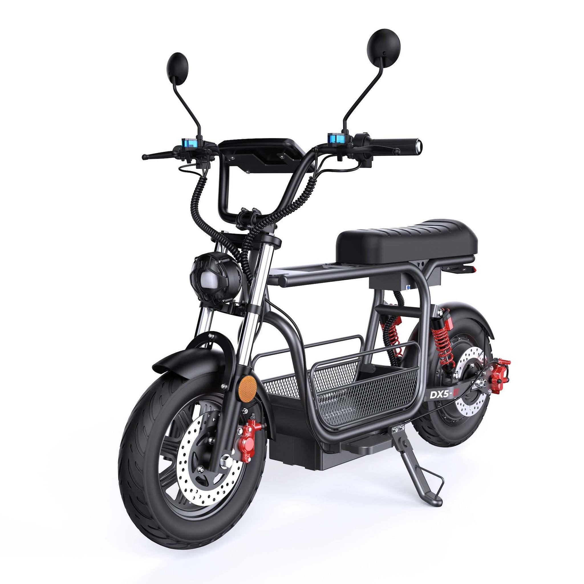Voir la diapositive 2 : ISCOOTER Trottinette électrique iScooter DX5, pneus tubeless 15 , batterie 48 V 15,6 Ah, compatible NFC