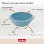 Voir la diapositive 3 : ZENKER Lot de 2 moules demi sphère pour gâteau ballon de foot 18 cm Zenker Spécial Football